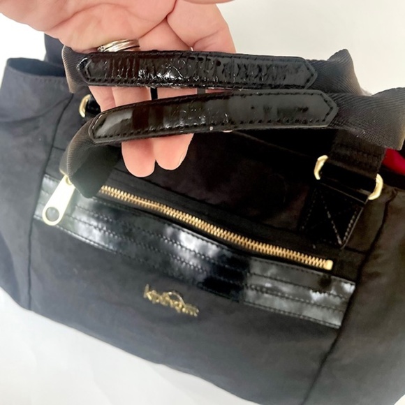 Kipling Kellyn , Black Patent & Nylon Bag - Picture 4 of 7